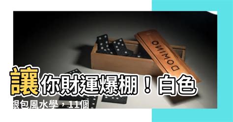 白色銀包風水